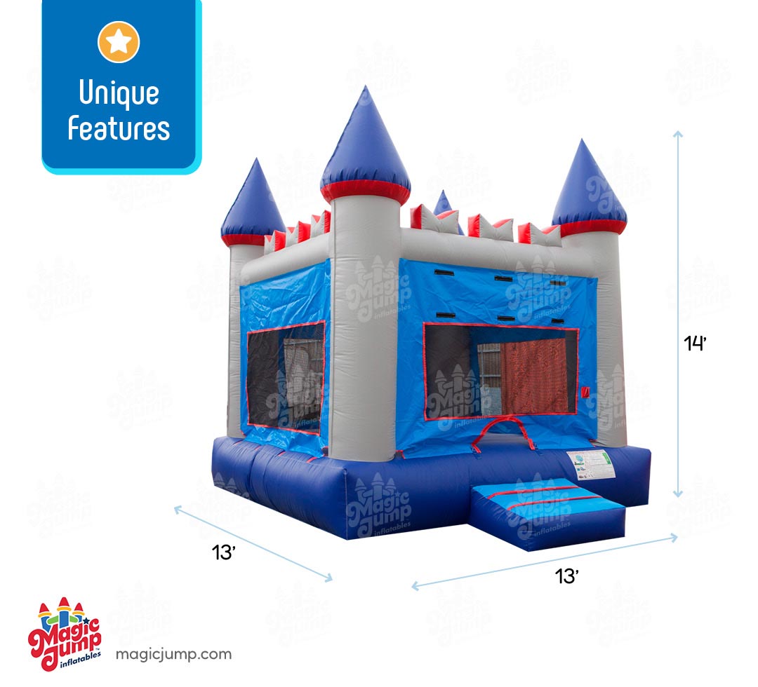 13'x13' Medieval Castle | Bounce House| Magic Jump, Inc.