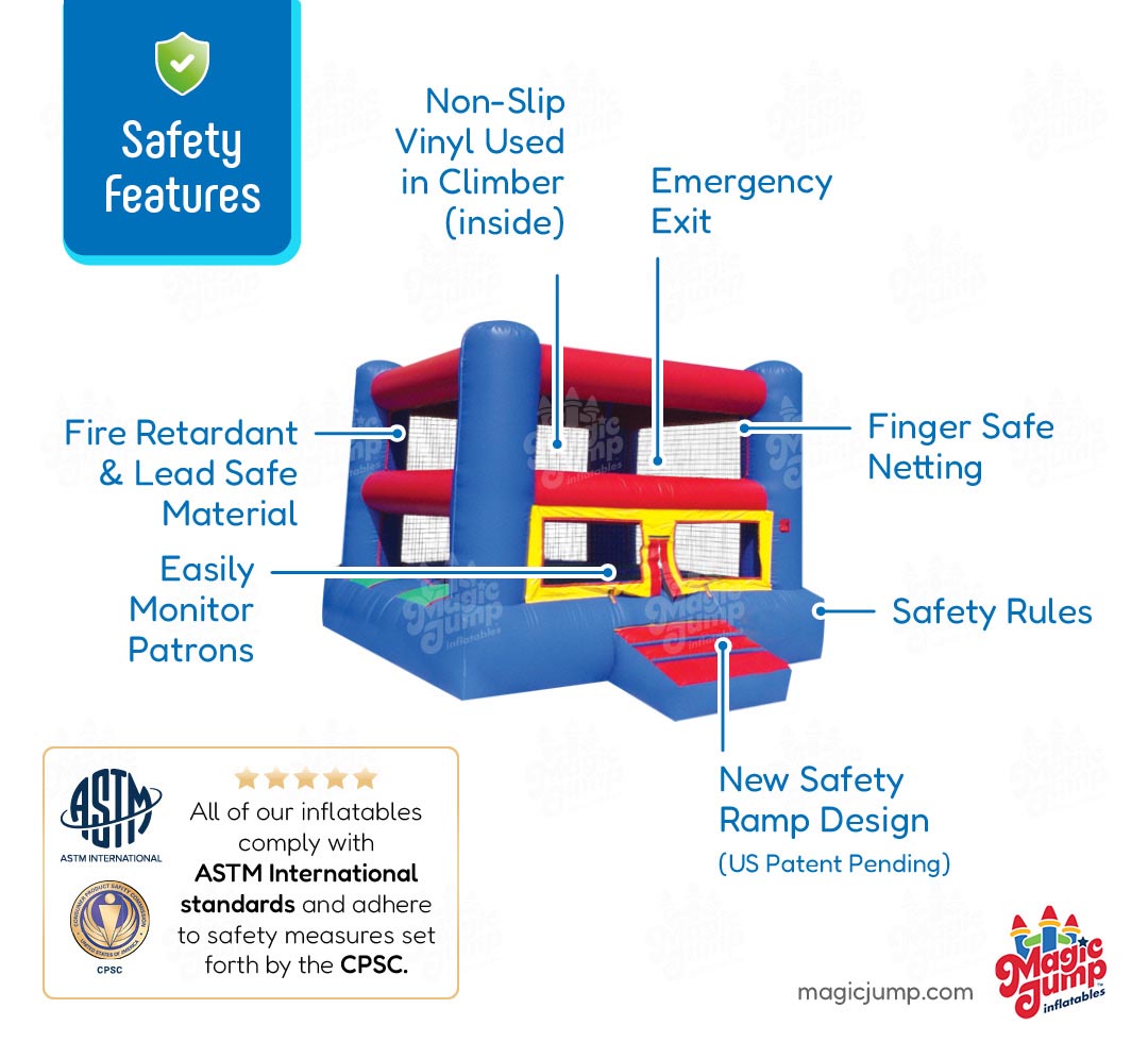 13'x13' Boxing Ring Bounce House Magic Jump, Inc.