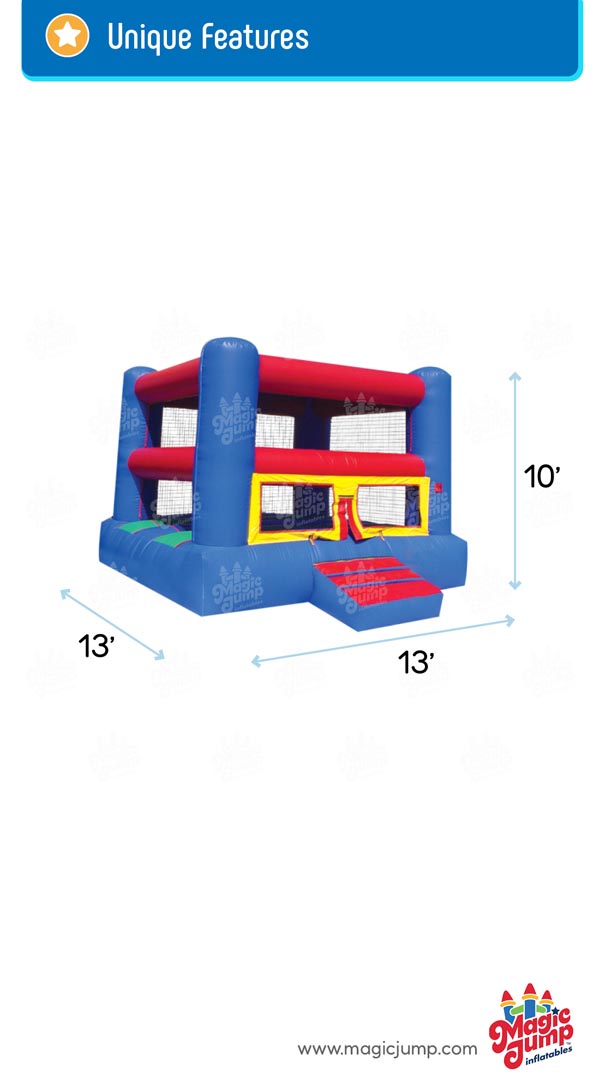 13'x13' Boxing Ring Bounce House Magic Jump, Inc.