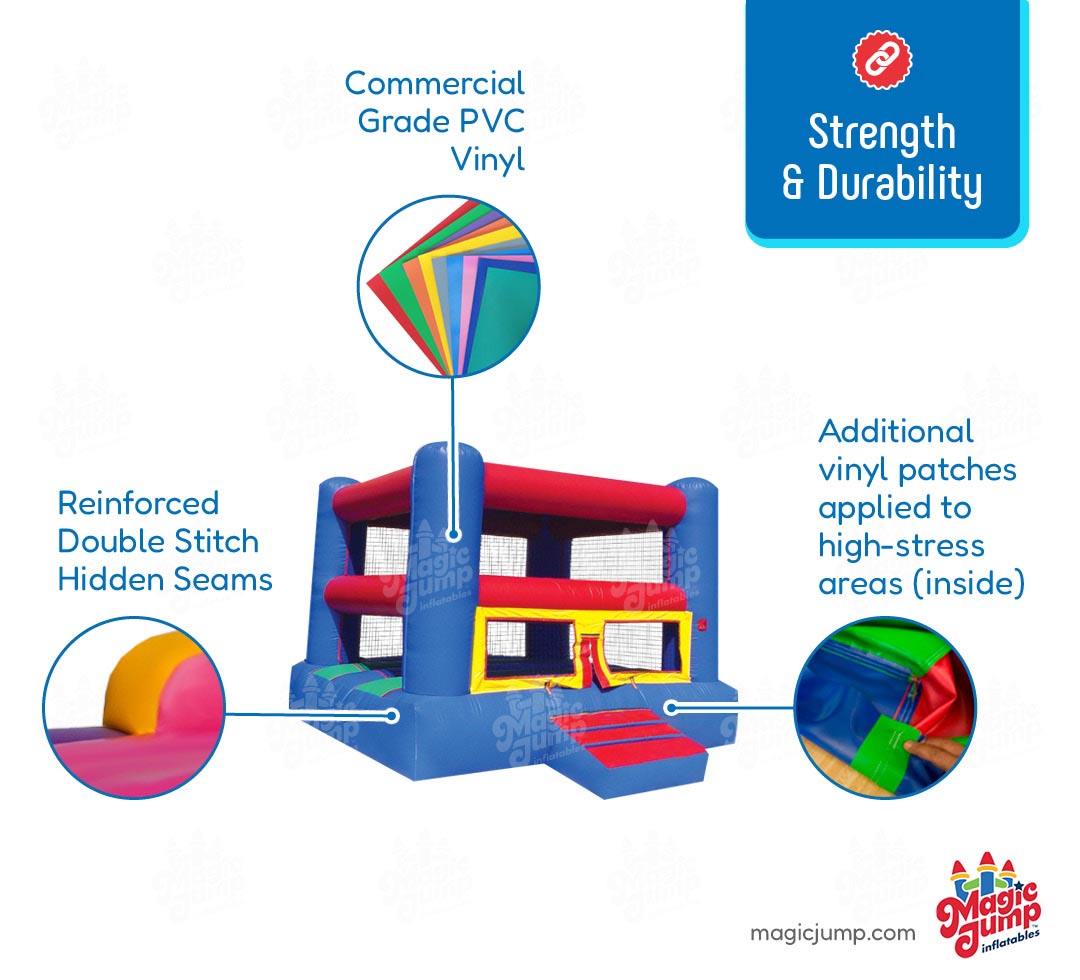 13'x13' Boxing Ring Bounce House Magic Jump, Inc.