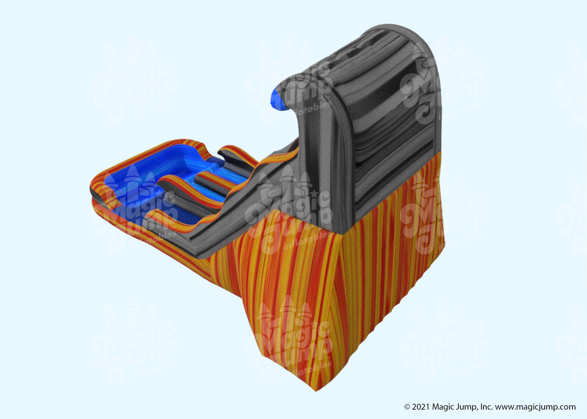 17 Flammin Volcano Dual Slide