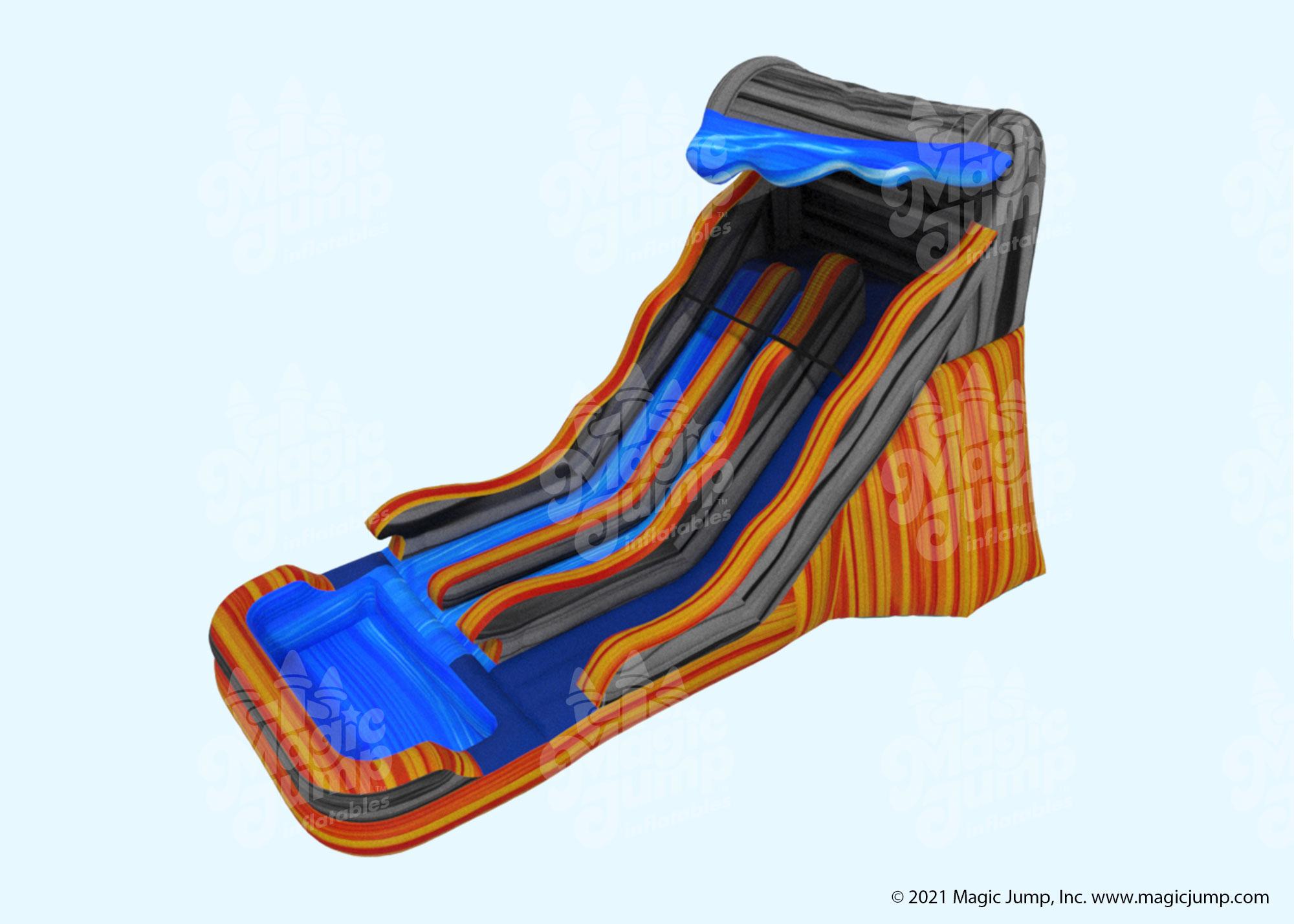 17 Flammin Volcano Dual Slide