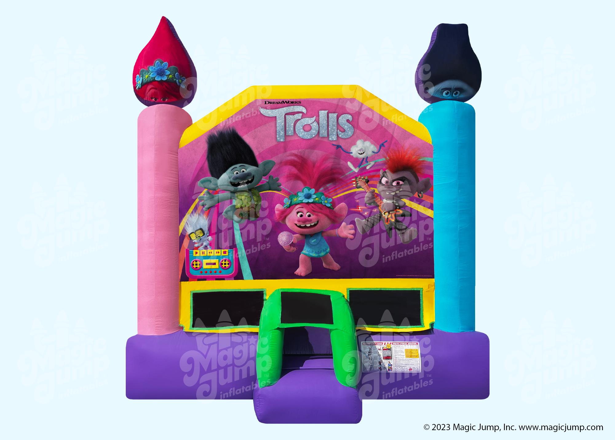13' Trolls Inflatable Bounce House Bounce House Magic Jump, Inc.