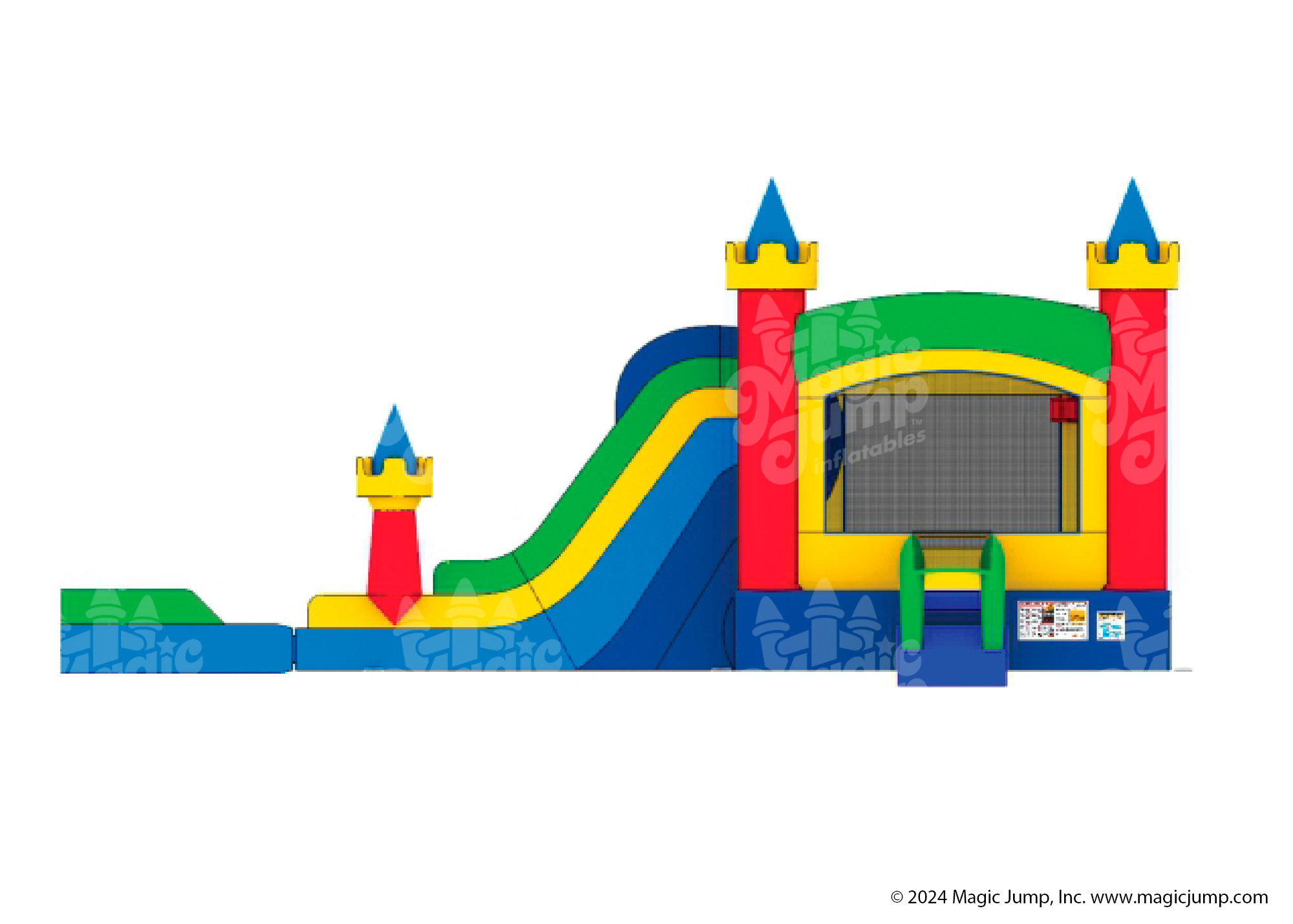 Duo Castle Combo Wet or Dry Bounce and Slide Magic Jump