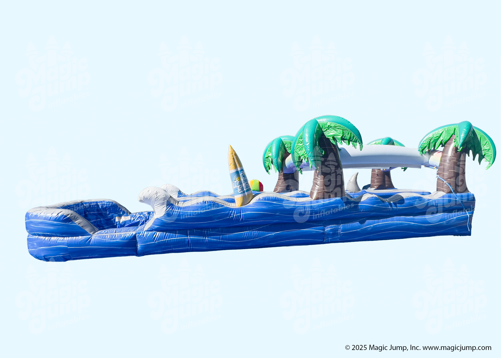 Tropical Dual Slide N Splash Pool