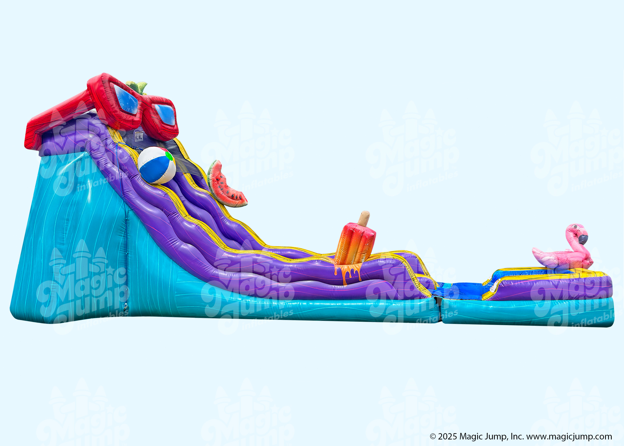 20 Pool Party Dual Slide