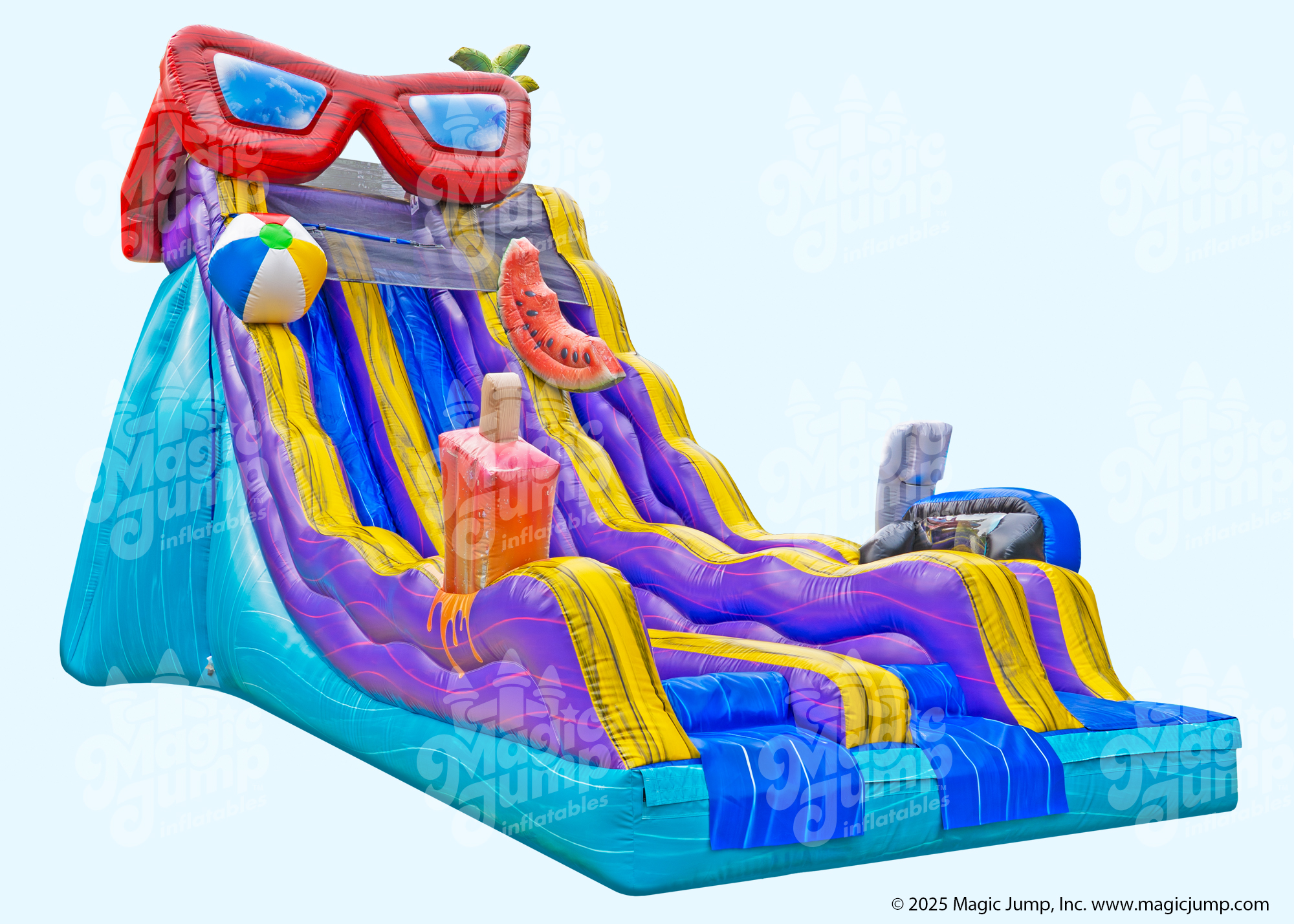 20 Pool Party Dual Slide