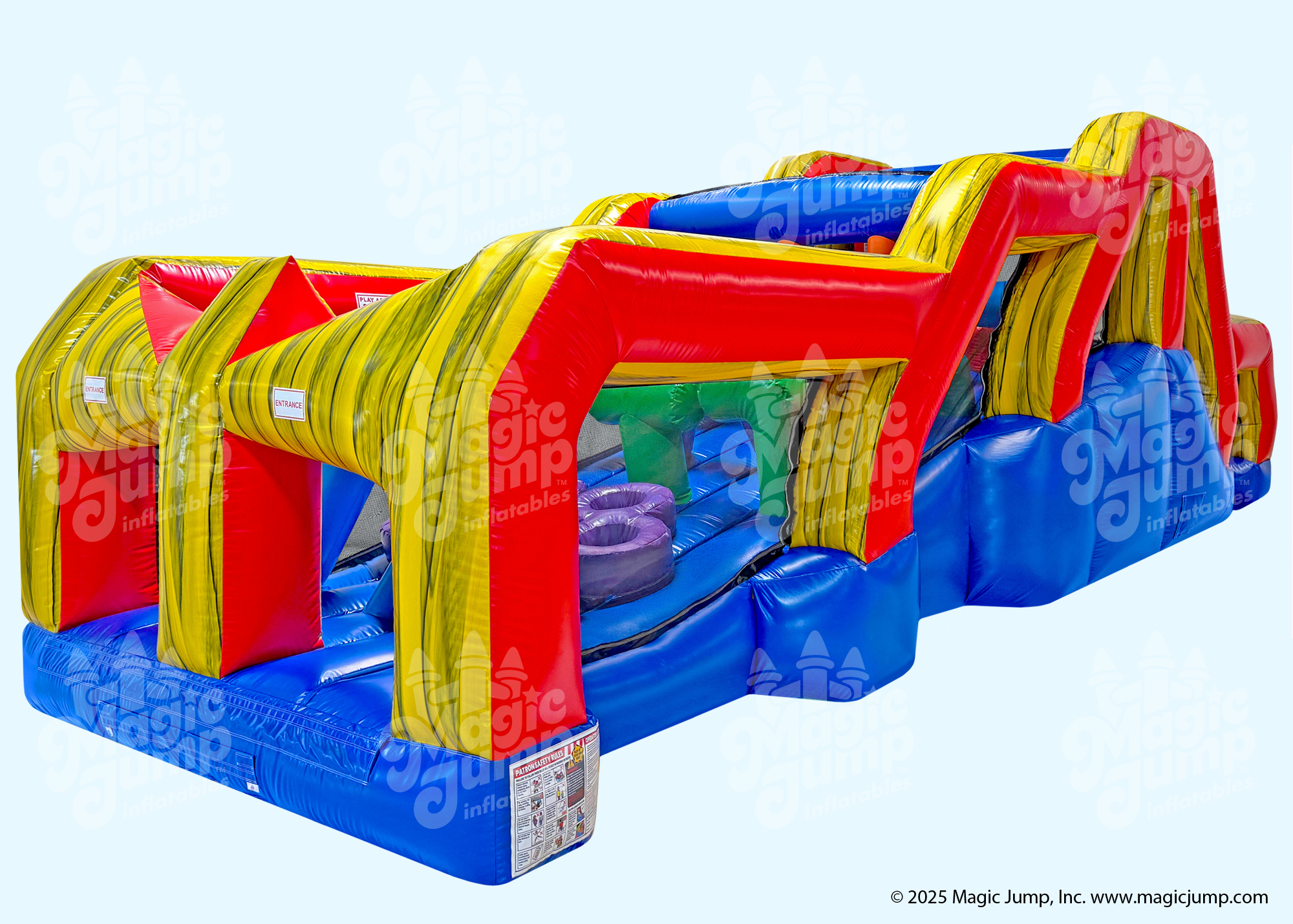 35 Ninja H Incline Obstacle Course