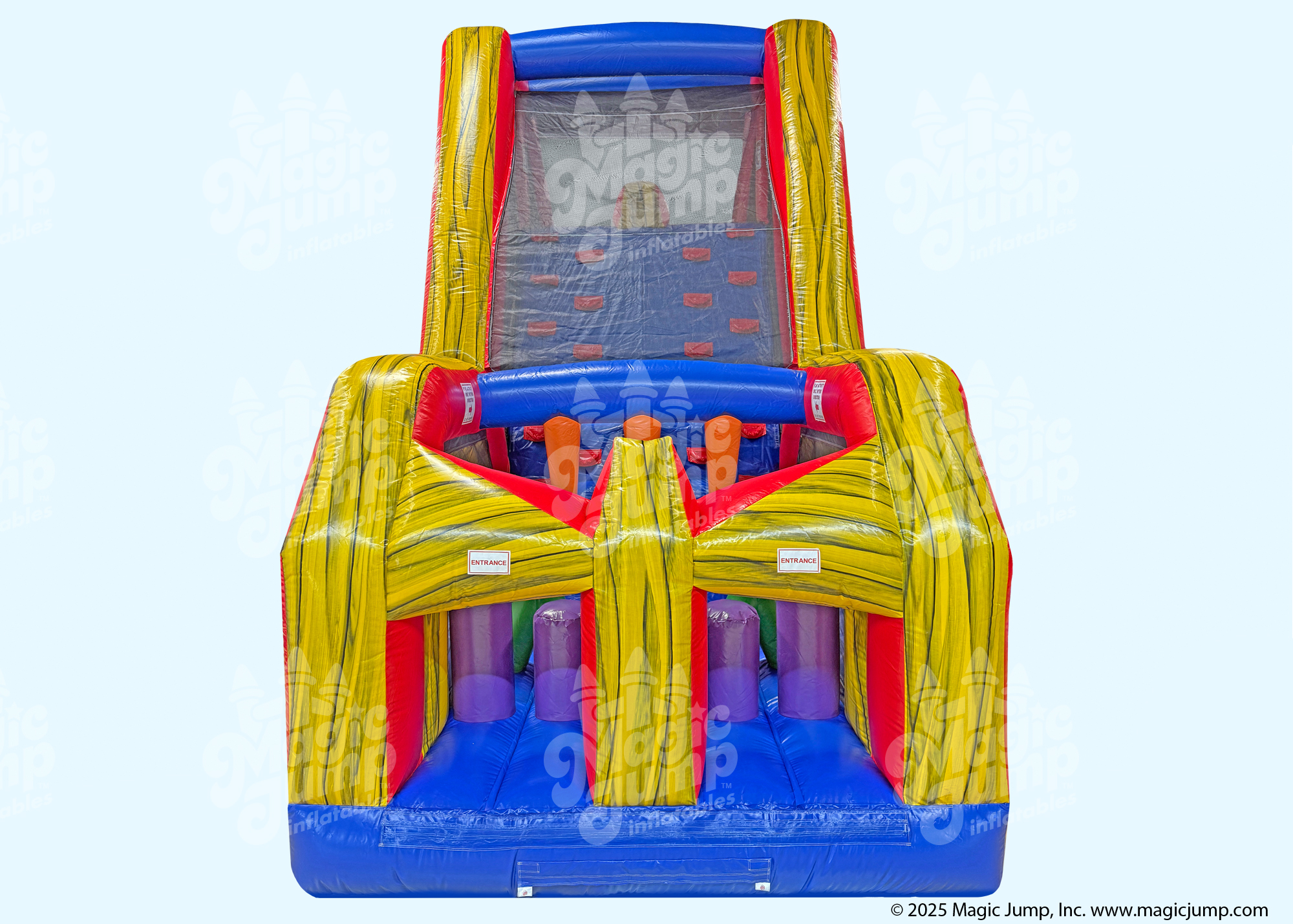 35 Ninja J Obstacle Course Slide