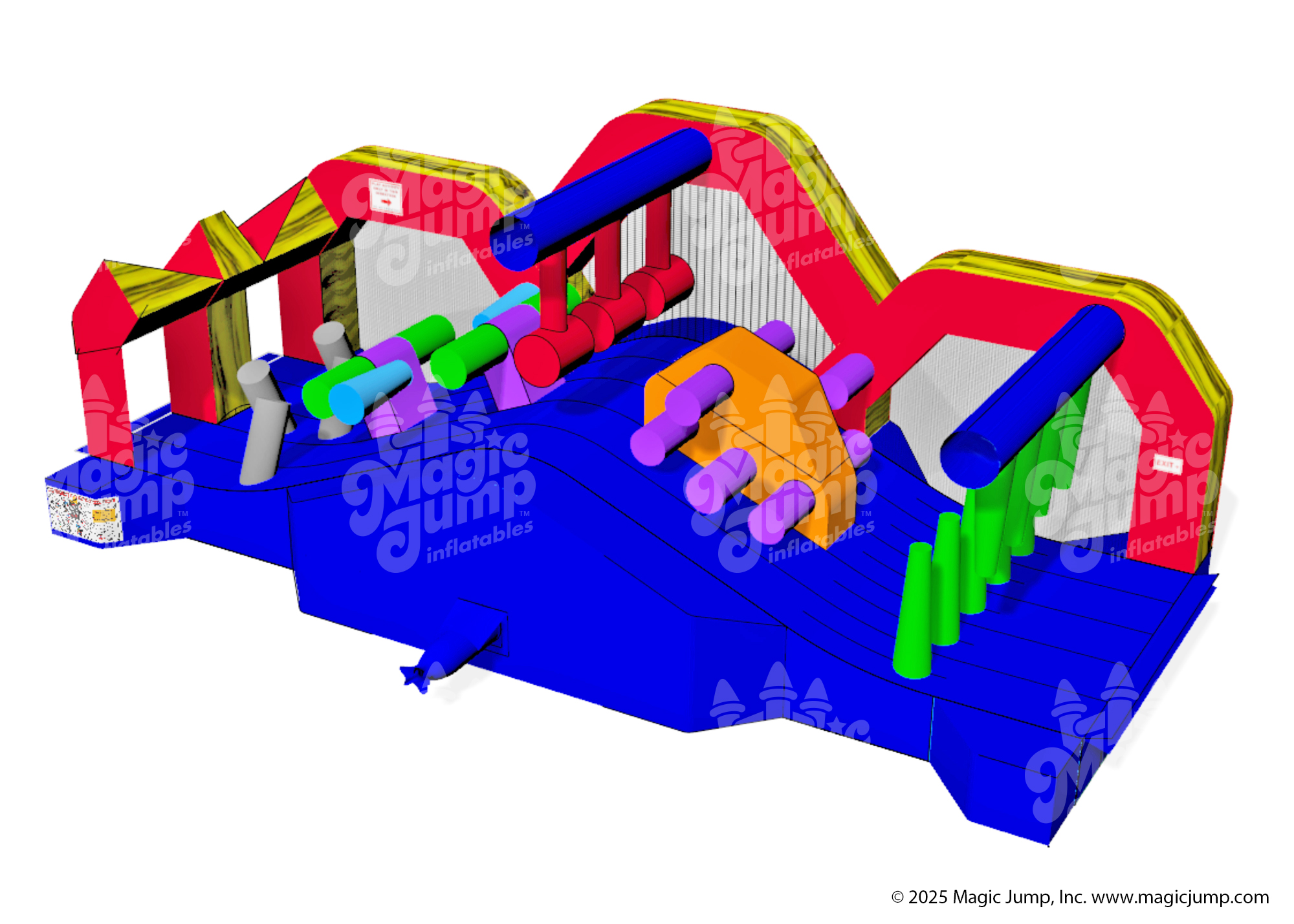 25 Ninja B Hill Obstacle Course