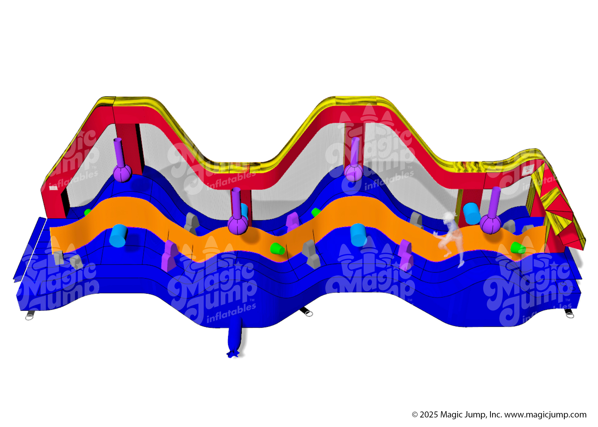40 Ninja M Zig Zag Obstacle