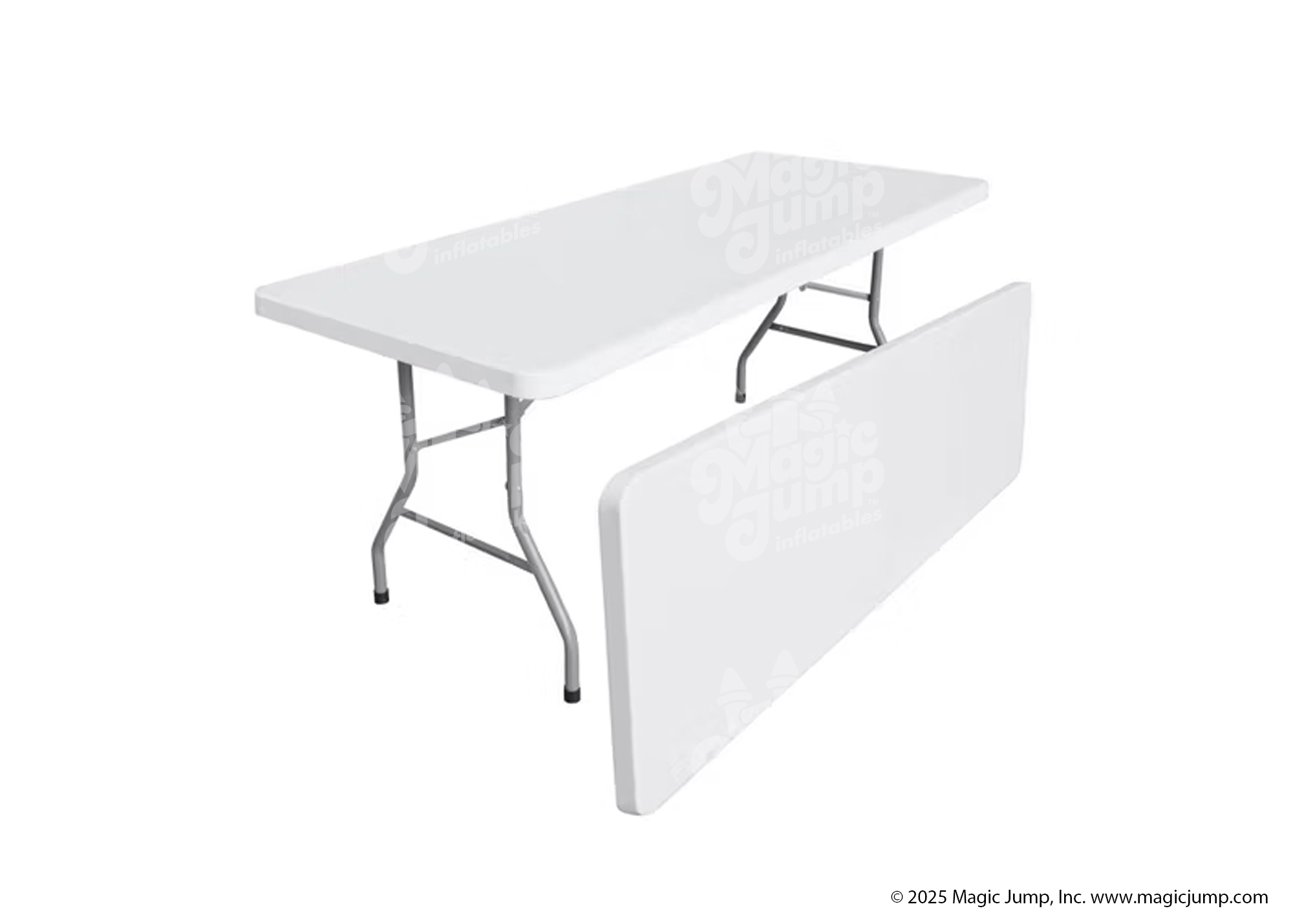 Plastic Rectangular Table 72 inch