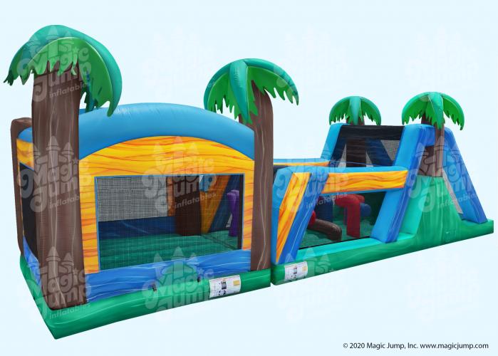 45 Tropical Bounce House Obstacle