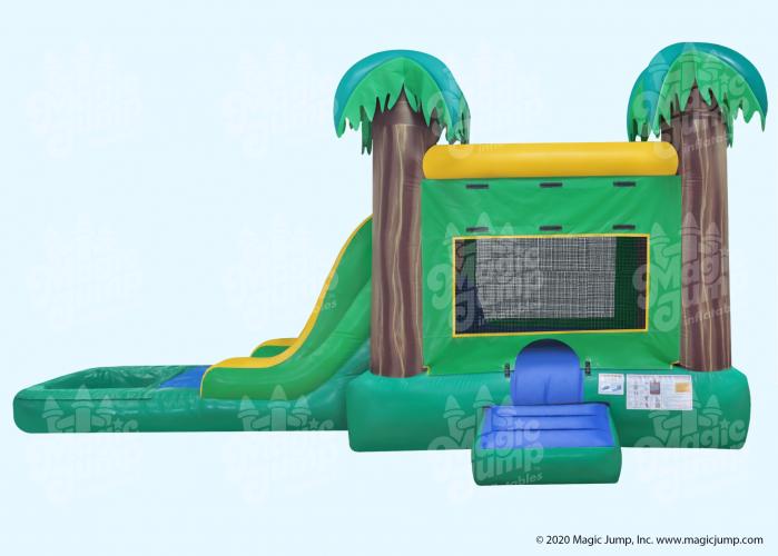 ez wet or dry tropical combo waterslide