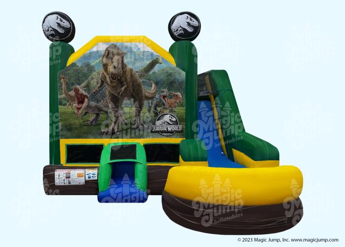 Dinosaur Bounce House With Slide Wet/Dry