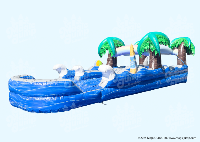 Tropical Dual Slide N Splash Pool