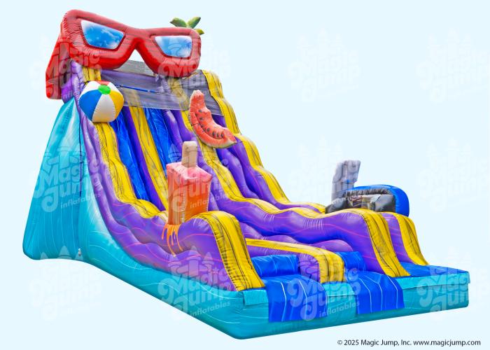 20 Pool Party Dual Slide