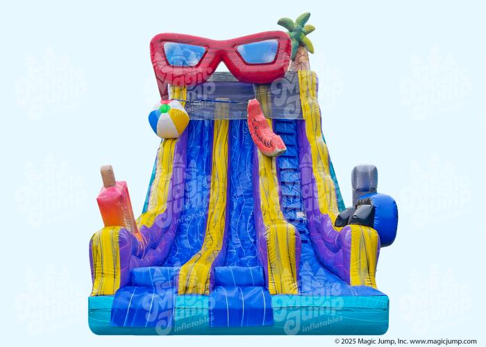 20 Pool Party Dual Slide