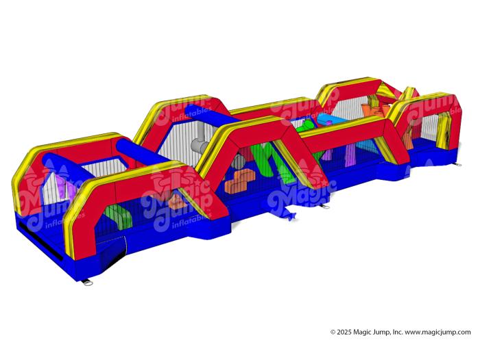 40 Ninja K Run Obstacle Course