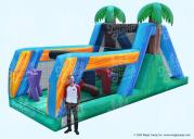 32 Tropical Bounce House Obstacle