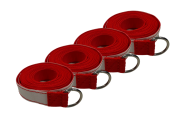 Inflatable Storage Strap with D-Ring 4 Pack