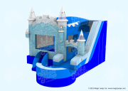 6 in 1 Ice Castle Combo Wet or Dry Front Left View