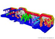 40 Ninja K Run Obstacle Course