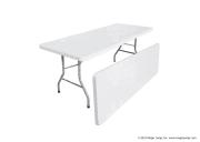 Plastic Rectangular Table 72 inch