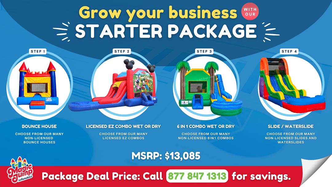 Magic Jump Commercial Grade Inflatable Package Deals for 2022