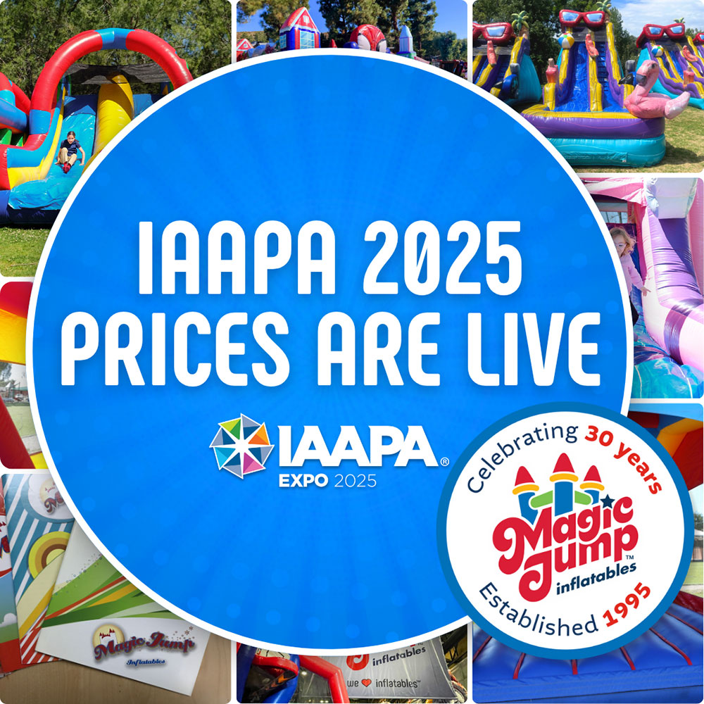 IAAPA 2025 Prices are Live - Celebrating 30 Years of Magic Jump Inflatables at IAAPA Expo 2025