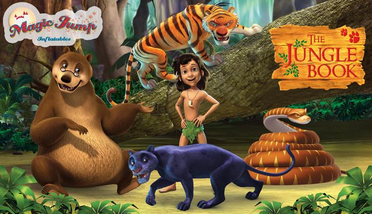 the jungle book, jungle book inflatables