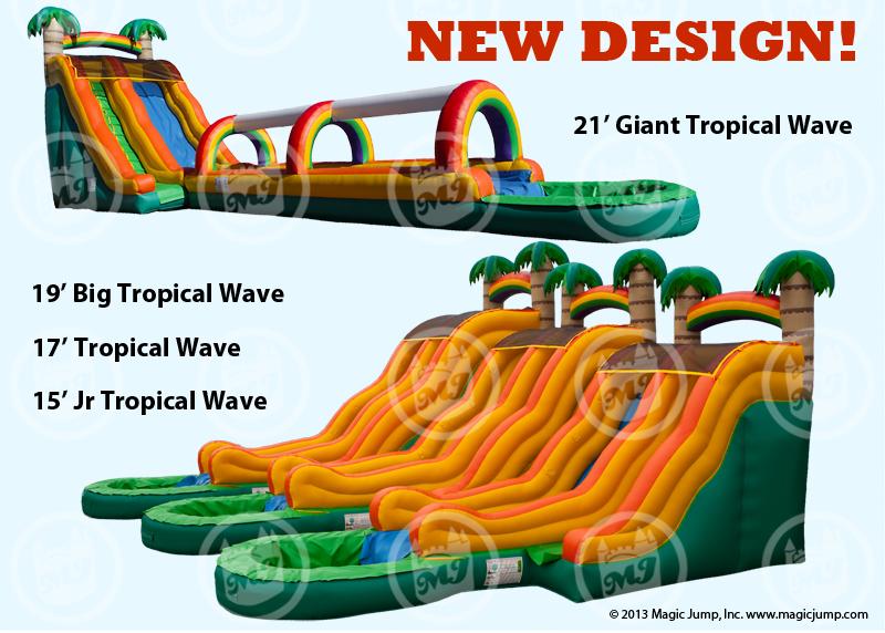 new design tropical water slides for sale